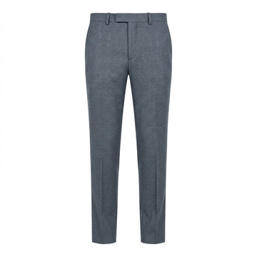 Men's Textured Sharkskin Trousers